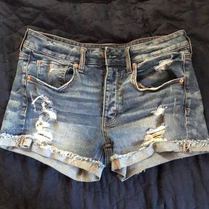 American Eagle High-Waisted Denim Shorts